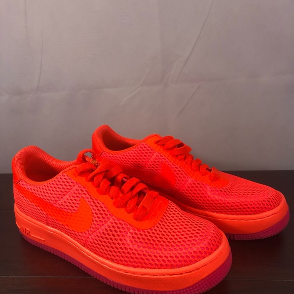 Crimson Orange and Pink Nike AF1 Women’s - Picture 8 of 8